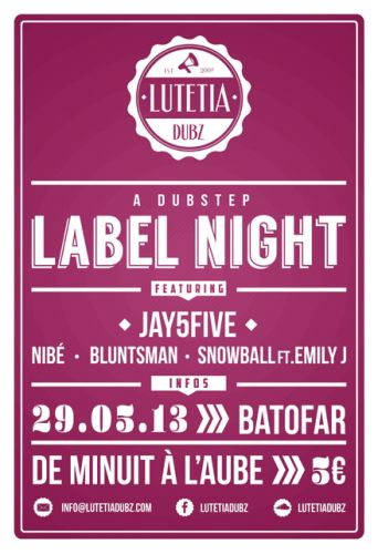 Lutetia Dubz – A Dubstep Label Night