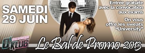 Bal de promo @O’klub