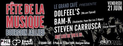 ☆ ★ FETE DE LA MUSIQUE – Vendredi 21 JUIN – LE GRAND CAFE ★ ☆