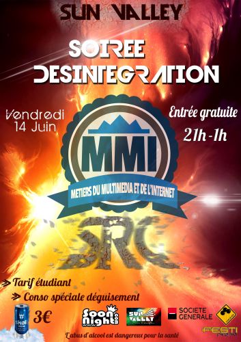 Soirée de désintégration SRC en MMI