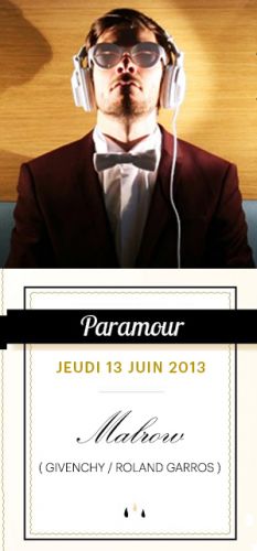 La Paramour w/ Malrow (Givenchy/Roland Gaross) et Eva Berberian