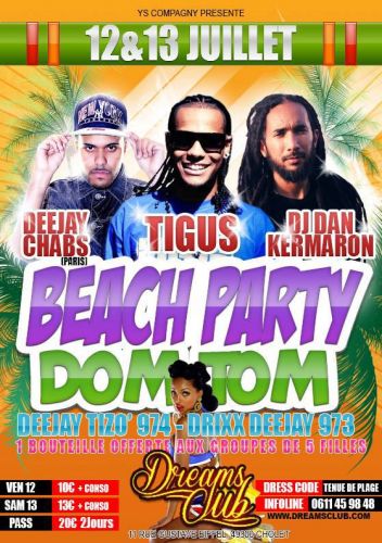 beach party dom-tom