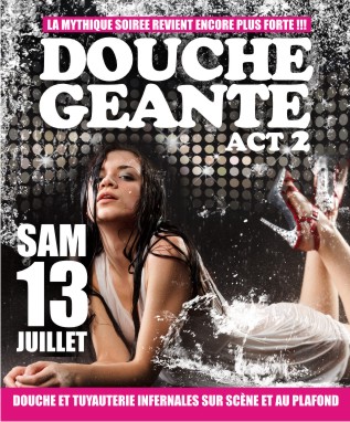 DOUCHE GEANTE