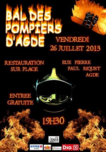 bal des sapeurs pompiers d’agde