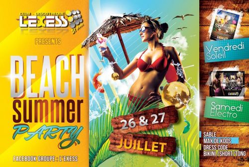 Beach Summer party