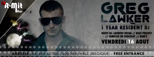 1 YEAR RESIDENT DJ ★GREG LAWKER★