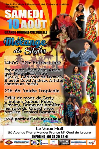 Grande Journée Culturelle et Soirée 100% Tropicale !
