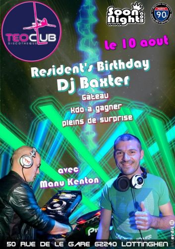 Resident’s Birthday Dj Baxter