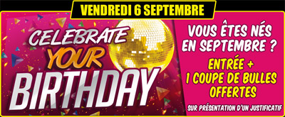 ANNIVERSAIRES DE SEPTEMBRE