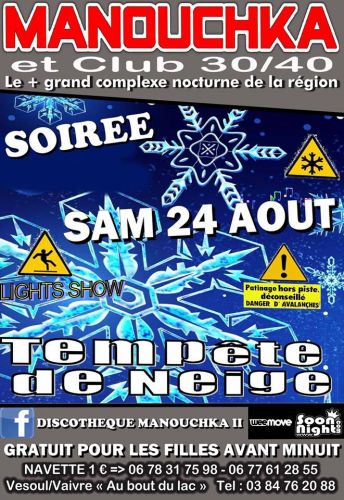 Soirée Tempête de Neige