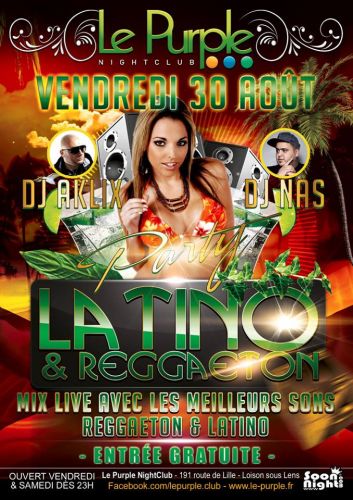 Latino & reggaeton party avec DJ Nas & DJ Aklix