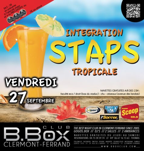 INTEGRATION STAPS – Soirée de rentrée