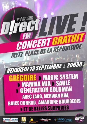 D!RECT LIVE @ METZ – Place De La République