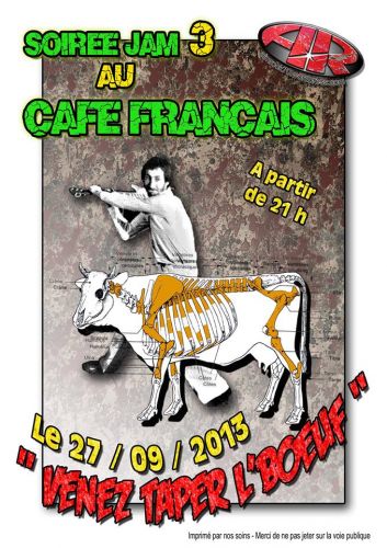 Soirée Jam 3 – Venez taper l’boeuf !