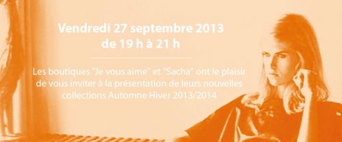 Défilé Je vous aime / Sacha