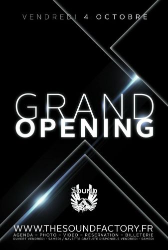 SOUND-FACTORY GRAND OPENING
