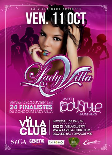 LADY VILLA – REVELATION DES 24 FINALISTES AVEC DJ LADY STYLE