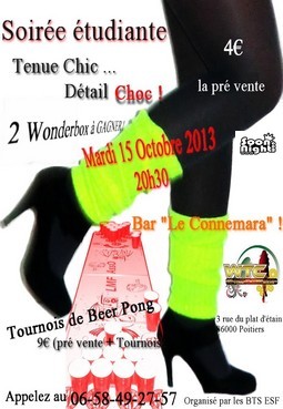 Tenue chic Détail CHOC + Tournois de Beer Pong