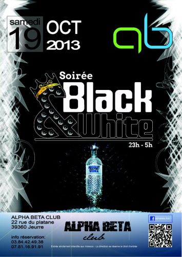 soirée black & with