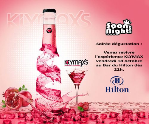 Soirée degustation klymaxs au HILTON