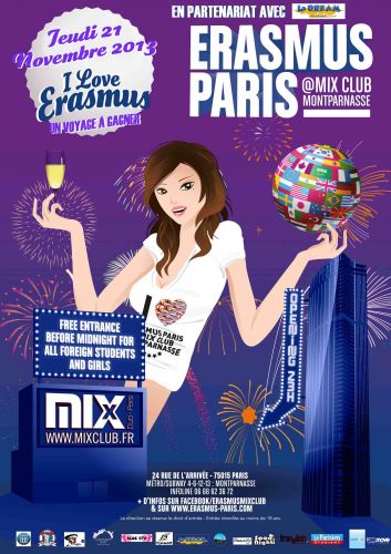 Erasmus Paris : I Love Erasmus