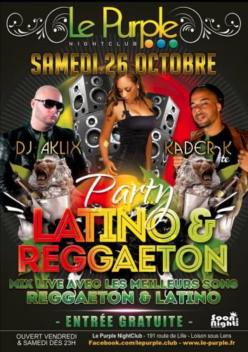 Latino & reggaeton party avec Kader K & DJ Aklix