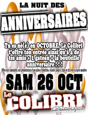 Nuit des anniversaires