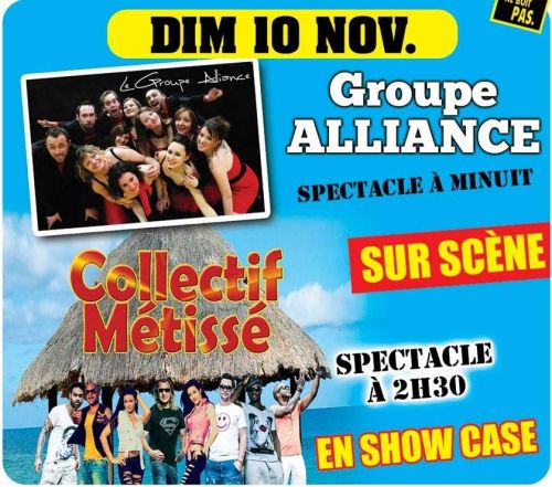 Collectif métissé et groupe alliance en show case