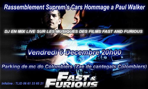 Hommage a Paul Walker