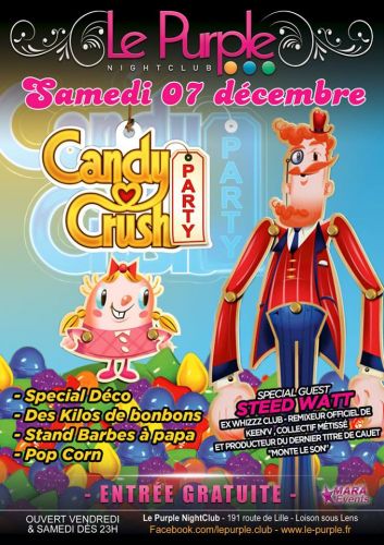 CANDY CRUSH avec Steed Watt