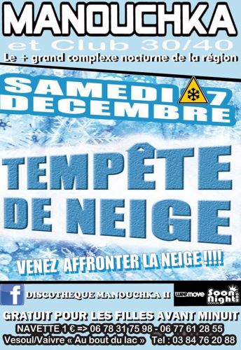 Soirée Tempête de Neige