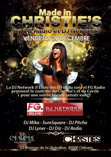Made in Christie’s by FG radio et DJ Network