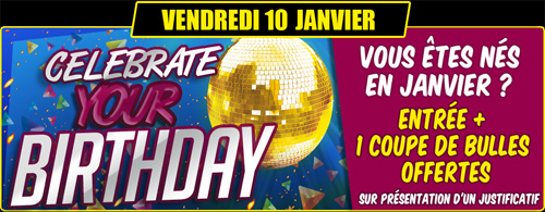 ANNIVERSAIRES DE JANVIER