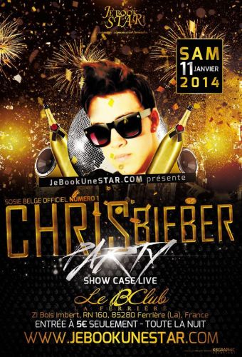 chris bieber party show case live