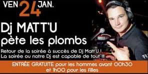 Dj matt’ u Pete les plombs