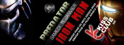 soirée prédator iron man