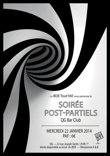 Soirée post-partiels du BDE Tout’IAE