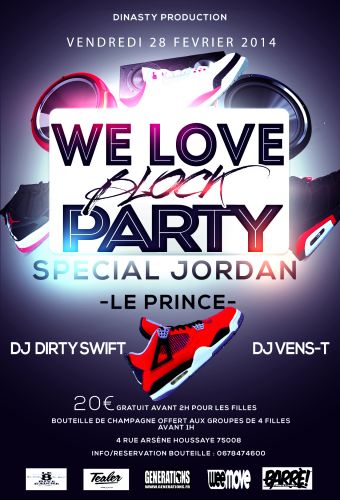 we love block party: spécial jordan