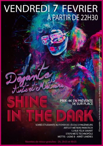 Dejante shine in the dark