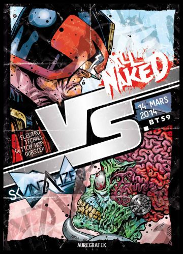 ALL NAKED Vs SKANDALIZER – KOAN SOUND / MEGALODON / NICOLAS CUER / XOMA SILENT LISTENER