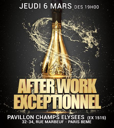 AFTER WORK EXCEPTIONNEL au PAVILLON CHAMPS ELYSEES