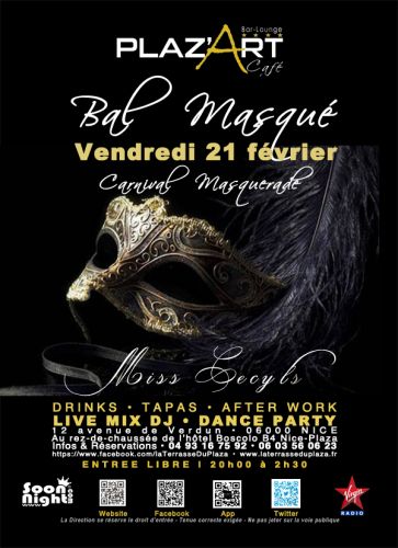 SOIREE BAL MASQUE CARNAVALESQUE