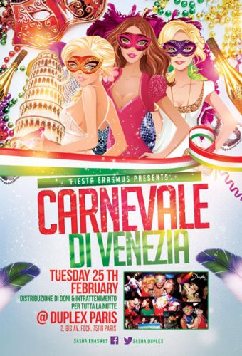 FIESTA ERASMUS – CARNEVALE DI VENEZIA