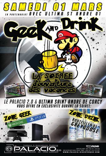 GeeK & DrinK // PS4 & XBOX ONE & GREYGOOSE a gagner //