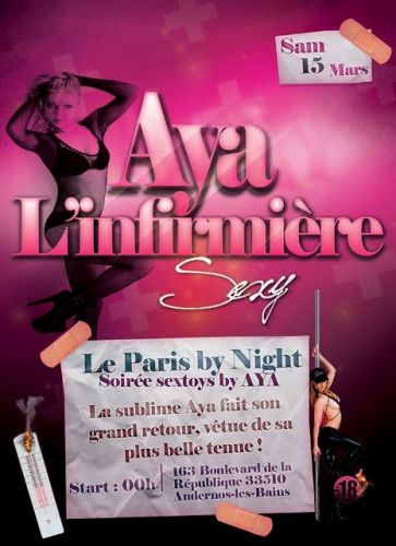 Soirée Sextoys – AYA l’infirmière sexy fait son grand retour