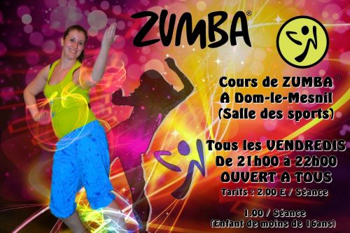 Cours de ZUMBA à Dom-le-mesnil