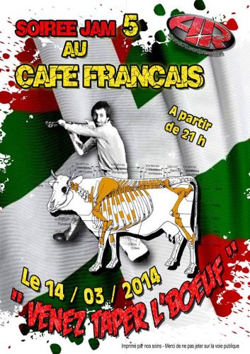 Soirée JAM n° 5 de la Saint Patrick, venez taper l’boeuf !