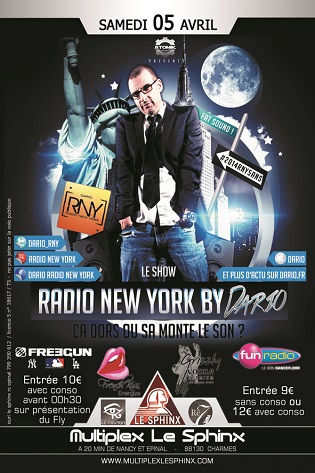 Radio New York by Dario & Nuit des célibataires masqués.