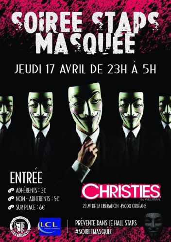 soirée staps masquée