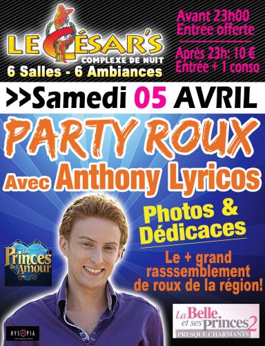 PARTY ROUX avec ANYHONY LYRICOS!